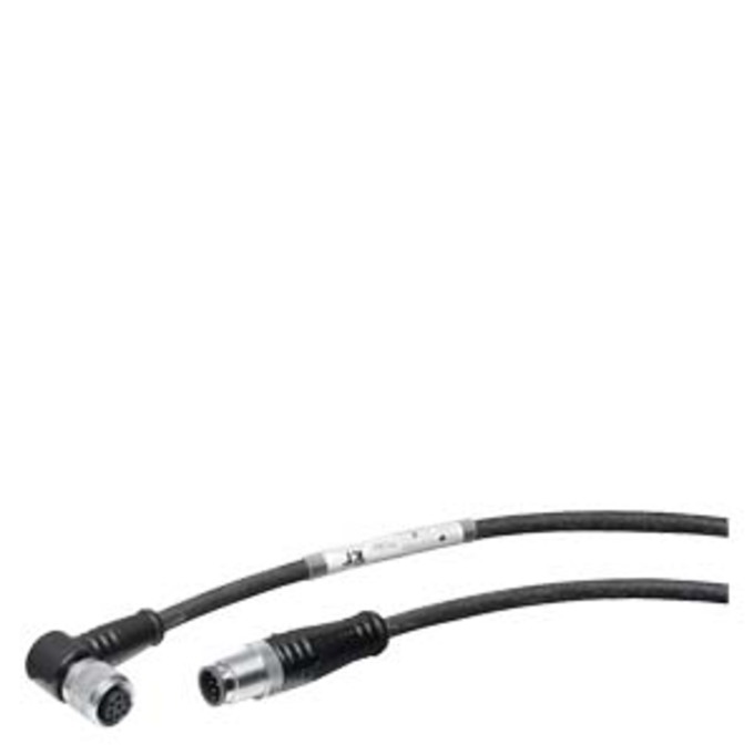 SIEMENS 6GT2891-4JH50 SIMATIC RF, MV CONNECT. CABLE, PREASSEMBLED, BETWEEN ASM 456, RF160C, RF170C, RF18XC AND READER PUR, CMG, TRAILING, LENGTH 5 M READER CONNECTOR ANGLED