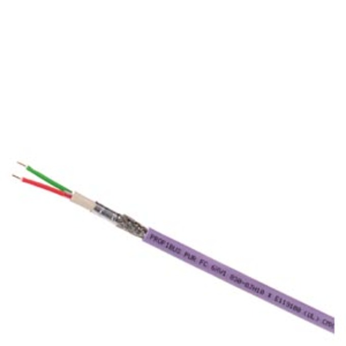 SIEMENS 6XV1831-2K SIMATIC NET,  PB FC FLEXIBLE CABLE GP, 2-WIRE, SHIELDED, SPEC. DESIGN FOR RAPID INSTALL. MAXIMAL LENGTH: 1000 M MIN. ORDERING QUANTITY: 20 M SOLD BY T