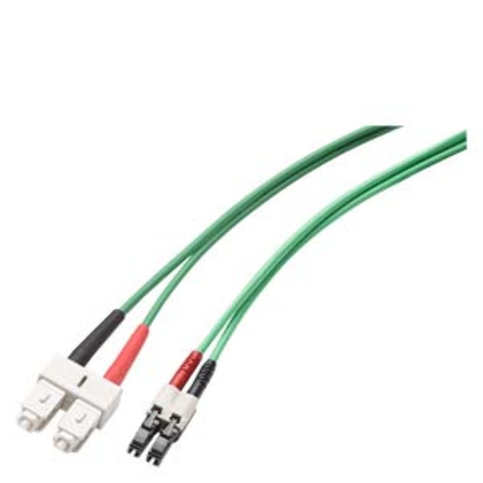 SIEMENS 6XV1843-5EH10-0AA0 MM FO CORD LC/LC; 50/125; PREASSEMBLED WITH 2X LC DUPLEX CONNECTORS;  LENGTH 1.0 M