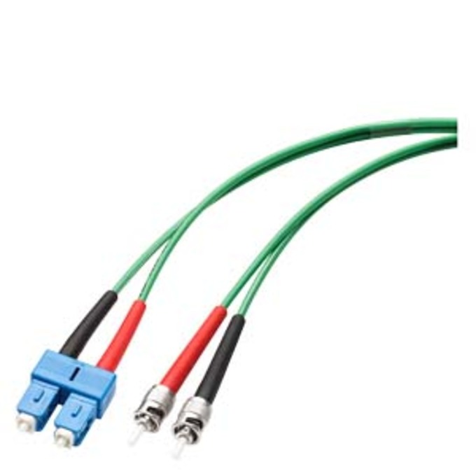 SIEMENS 6XV1843-5EH10-0CB0 MM FO CORD SC/BFOC; 50/125; PREASSEMBLED WITH 1X SC DUPLEX CONNECTOR AND 1X BFOC CONNECTOR; LENGTH 1.0 M