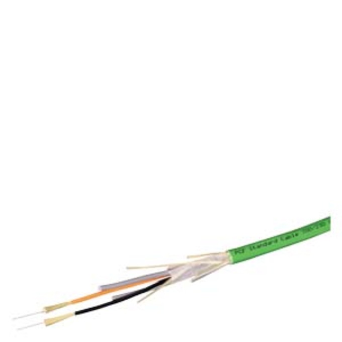 SIEMENS 6XV1861-3AN75 SIMATIC NET PCF STANDARD CABLE, PREASSEMBLED WITH 2X2 BFOC CONNECTORS, INSERTION GUIDE, LENGTH 75 M