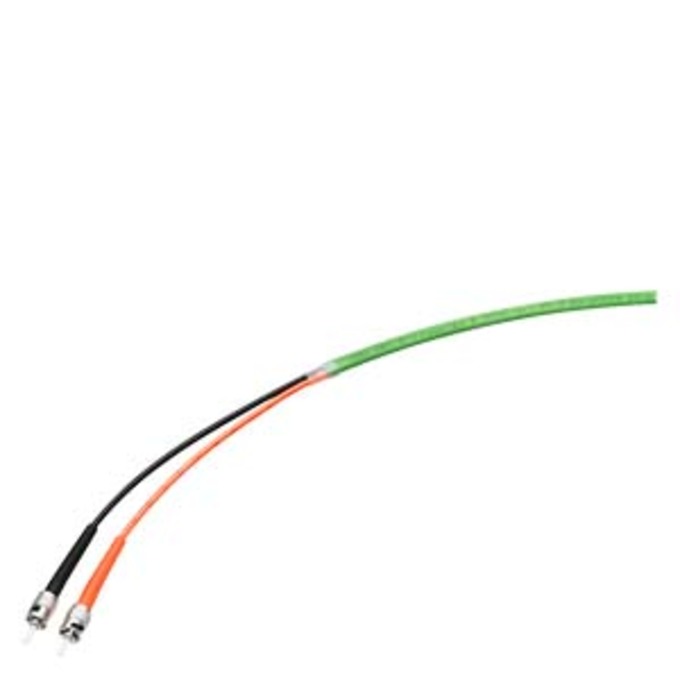 SIEMENS 6XV1873-3AN20 SIMATIC NET FO STANDARD CABLE 50/125, PREASSEMBLED WITH 2X2 BFOC CONNECTORS, LENGTH 20 M