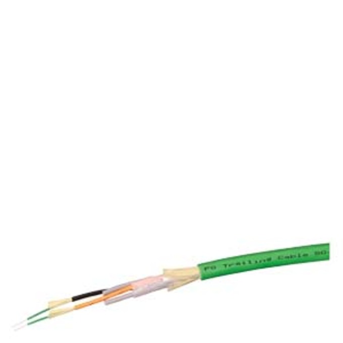 SIEMENS 6XV1873-3CN50 SIMATIC NET FO TRAILING CABLE 50/125, PREASSEMBLED WITH 2X2 BFOC CONNECTORS, INSERTION GUIDE, LENGTH 50 M