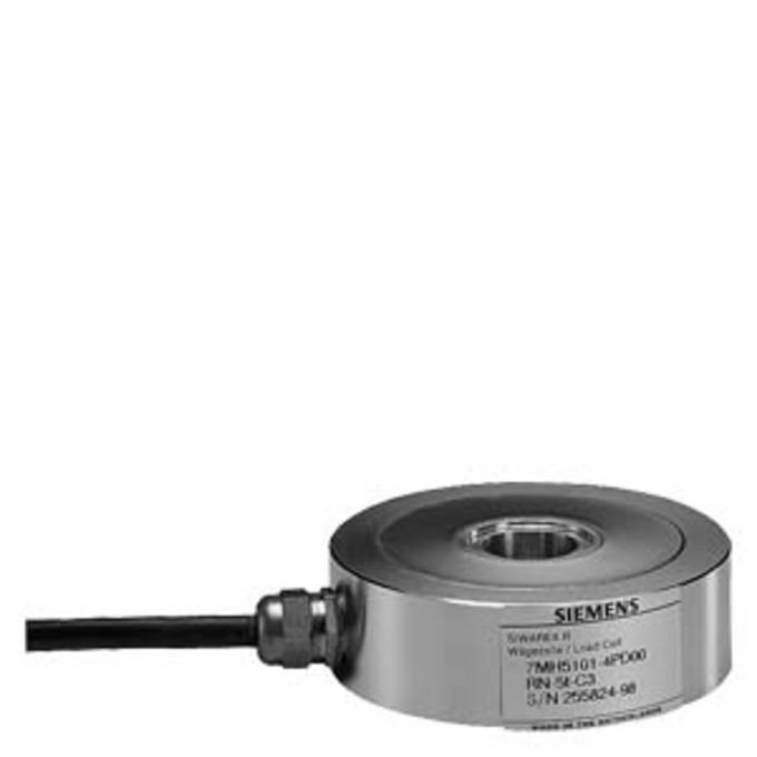 SIEMENS 7MH5101-2QD00 SIWAREX R LOAD CELL SERIES RN - RATED LOAD 60 KG            . - 3 M CONNECTING CABLE - 3 +/- 0.1 M CONNECTING CABLE - MAX. 3000 SCALING INTERVALS FOR 