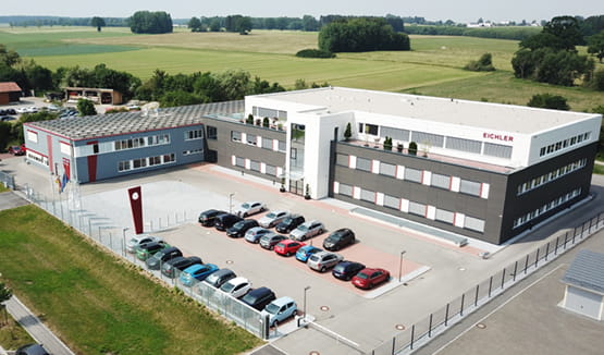 Luftbild EICHLER Service-Center in Pürgen